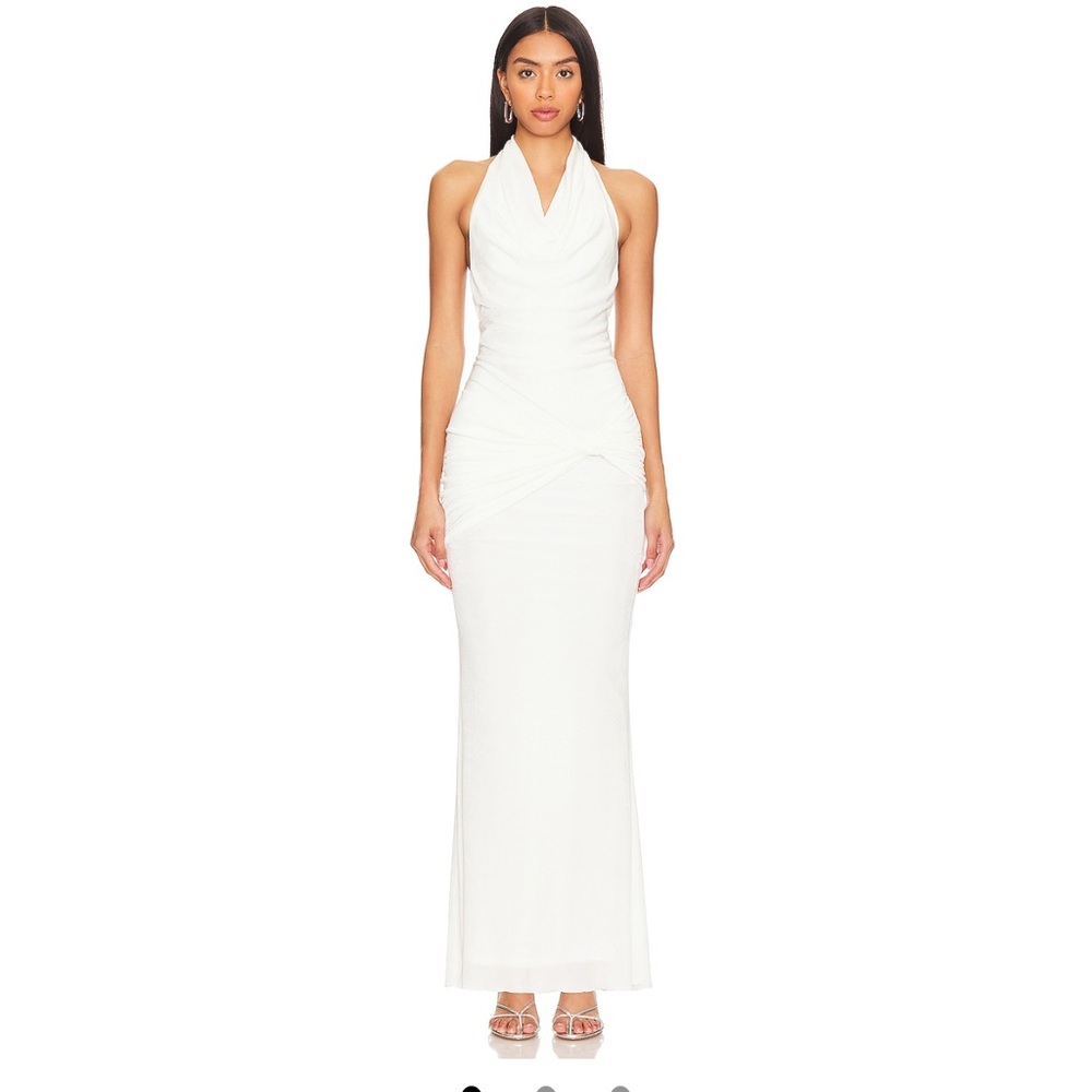 Superdown White Maxi Dress Elegant Style